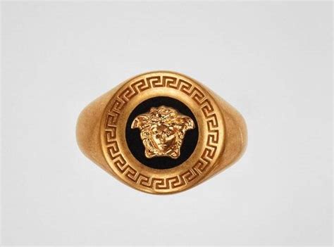 bague en or versace homme|Bijoux de Luxe Homme .